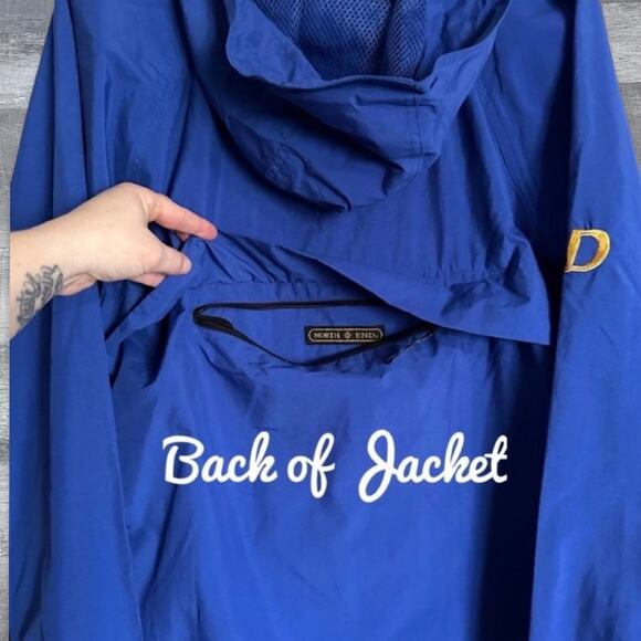 Vintage 90s Doral Branded Windbreaker Jacket NEW Med Packable Advertising Promo - Picture 5 of 9